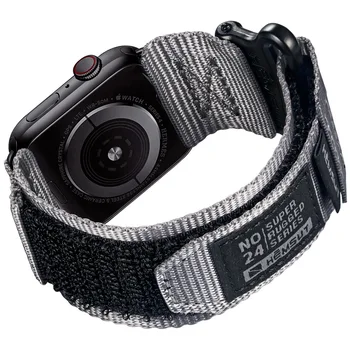 Брезентовый Ремешок JAMEKER Для Apple Watch Band 40 мм 44 мм Спортивные Нейлоновые Ремешки для наручных часов Ultra 49 ММ Mini Band 4 Iwatch 7 5 6 Se 2 3  5