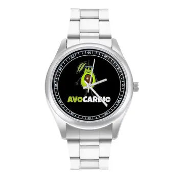 Дизайн кварцевых часов с авокадо, оригинальные наручные часы, Стальные Дешевые Женские наручные часы для спортзала  5