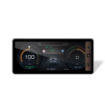 Новая 9-дюймовая автомобильная ЖК-панель с сенсорным экраном для Tesla Model 3/Y OTA Обновление дисплея Беспроводной CarPlay Беспроводной Android Auto  5