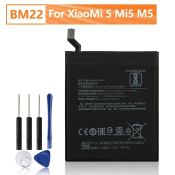 Сменный аккумулятор телефона BM22 для XiaoMi 5 Mi5 M5 first Перезаряжаемый аккумулятор 3000 мАч  5
