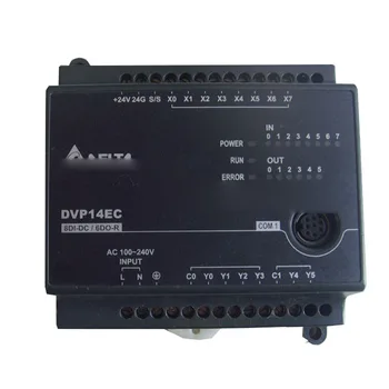 100% Оригинальный Стандартный ПЛК серии DVP14EC00R3 EC3 с 14-точечным хостом 8DI 6DO RS-232 с релейным выходом 100-240 В переменного тока  0