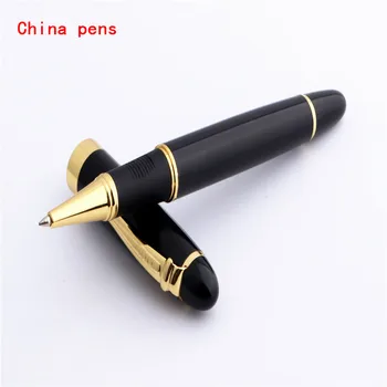Роскошное качество, 450 черный цвет, деловая офисная ручка-роллер со средним пером, новая  5