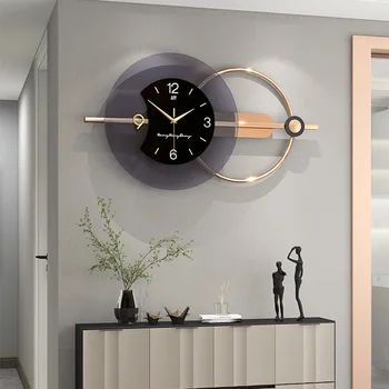 3D Настенные Часы В Скандинавском Стиле Для Гостиной, Большие Бесшумные Художественные Украшения, Подвесные Часы Reloj De Pared Creativo, Настенные Часы Для Домашнего Декора  5