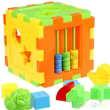 Детские развивающие игрушки для малышей в форме животных, алфавитный куб  1