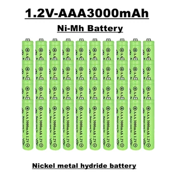 Никель-металлогидридная аккумуляторная батарея Lupuk-1.2 В, модель AAA, 3000 мАч, подходит для пультов дистанционного управления, игрушек, часов, радиоприемников и т. Д  5