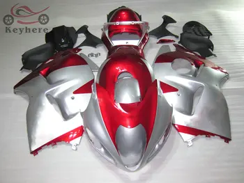 Изготовленный на заказ комплект обтекателей вторичного рынка для Suzuki 1996 1997 1998 1999 2007 GSX 1300R GSXR1300 красно-серебристый комплект обтекателей кузова мотоцикла  5