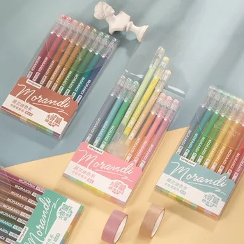 набор ручек Morandi Color Book из 9 предметов, цветная гелевая ручка большой емкости 0,5 мм  4