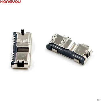 10 Шт./лот Micro USB 3.0 10Pin B Тип SMT Розетка Разъем Для Зарядки Жестких Дисков Интерфейс Передачи Данных Разъем Для зарядки Порт  5