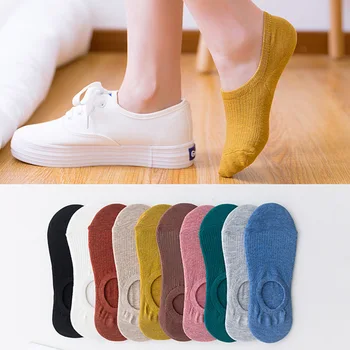 Носки, весенне-летние женские носки для мелководья, силиконовые нескользящие японские невидимые носки, женские носки ins  5