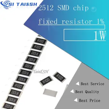 50шт 2512 SMD чип фиксированный резистор 1% 1 Вт 0,1 R 0,01R 0,05R 0,001R 0,33R 0,5 R 1R 0R 10R 100R 2 Вт 0,001 0,01 0,1 0,33 0,05 1 0 ом  2