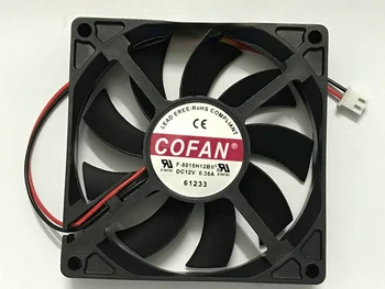 Для COFAN F-8015H12BII 12 В, 0,3 5A, 8 см, ультратонкое зарядное устройство, корпус вентилятора большой громкости  1