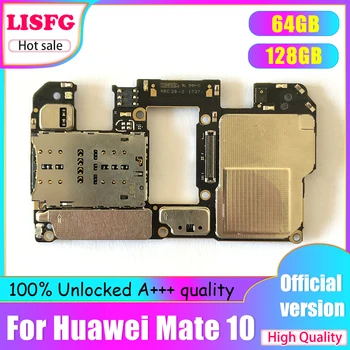 Логическая плата 64 ГБ 128 ГБ для Huawei Mate 10 Материнская плата для Huawei Mate 10 Оригинальная разблокированная материнская плата с системной панелью Android  5