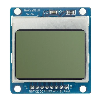 Синий экран FSDN028 5110, ЖК-модуль Nokia для платы разработки MCU, драйвер прилагается  10
