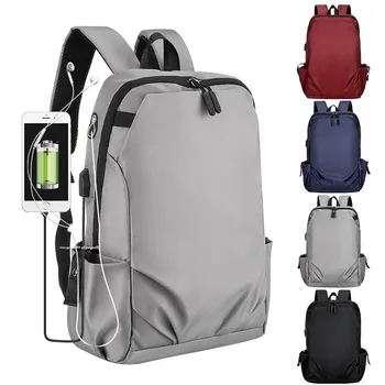 Водонепроницаемый рюкзак, мужская модная школьная сумка, сумка для ноутбука, зарядка через USB, Мужские деловые рюкзаки, Женский дорожный рюкзак Mochila Hombre  5