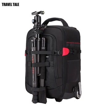TRAVEL TALE Водонепроницаемая профессиональная зеркальная камера, рюкзак для багажа, цифровой чемодан для видео и фото  5