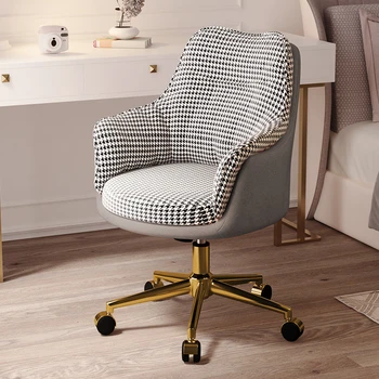 Офисные стулья со спинкой для отдыха, Удобное компьютерное кресло Nordic Home, современное кресло с поворотным подъемником, игровое кресло, Офисная мебель  5