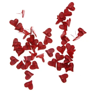 Brads Mini Heart Металлические застежки для поделок из бумаги Игрушки на День Святого Валентина Brad Для скрапбукинга Круглые  5