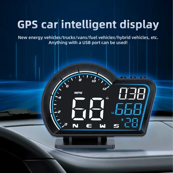 HD G16 GPS HUD Спидометр Головной Дисплей Измеритель Скорости Одометр Превышение Скорости Охранная Сигнализация Автомобильные Аксессуары Для всех Автомобилей  2