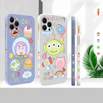 Жидкий Силиконовый Чехол Для iPhone 15 Pro Max Чехол Для Apple iPhone 14 13 12 11 Pro Max Mini 7 8 Plus Toy Story Anime Case Funda  5