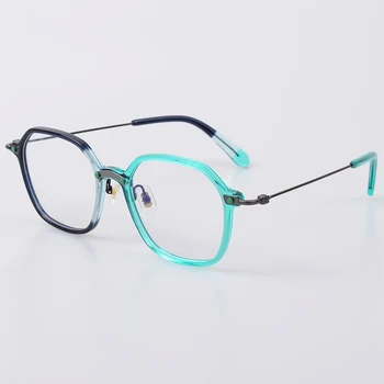 Персонализированные Ацетатные оправы для очков HP2021302 Дизайнерский бренд Мужские Нерегулярные очки Женские Солнцезащитные очки по рецепту от близорукости  2