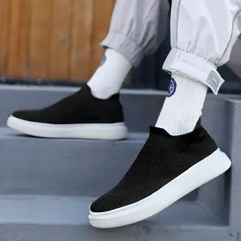 Мужская зимняя обувь с амортизатором, защитная обувь на воздушной подушке, роскошные дизайнерские кроссовки для тренеров, белые кроссовки для мальчиков, теннисные туфли  5