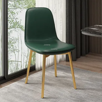Обеденный стул Легкий Роскошный Современный минималистичный обеденный стол Стул для домашнего ресторана Со спинкой Обеденные стулья Креативная кухонная мебель  10