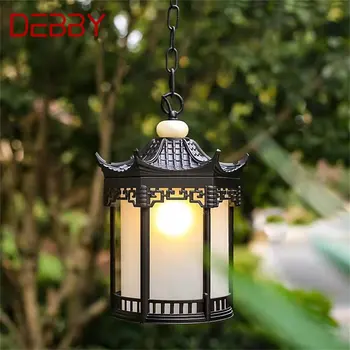 Классический подвесной светильник TEMAR, уличная ретро светодиодная лампа, водонепроницаемая для украшения домашнего коридора  5
