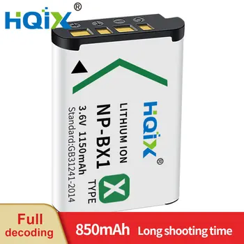 HQIX для Sony HDR-CX450 AS20 AS50 AS100VR CX240 PJ410 MV1 WX700 PJ275 PJ440 ZV1 ZV-1 Камера NP-BX1 Зарядное Устройство Батарея  5