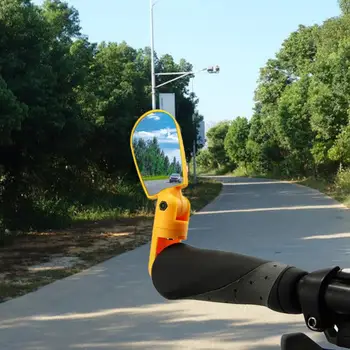 Вращайте велосипедные зеркала широкого спектра, велосипедные зеркала заднего вида, велосипедный руль, отражатель для езды на велосипеде, Электрический скутер, аксессуары для велосипедов  5