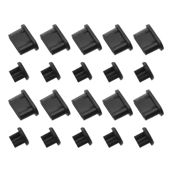 Защитные заглушки USB (10 пар), силиконовые водонепроницаемые порты для наушников и Type-порт для портативного ПК  5
