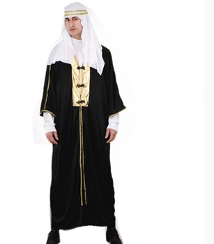 Горячая распродажа 2016 Года На Ближнем Востоке, в арабских странах, мужчины одеваются в Ислам, мусульманский длинный белый халат, Костюм принца Саудовской Аравии  5