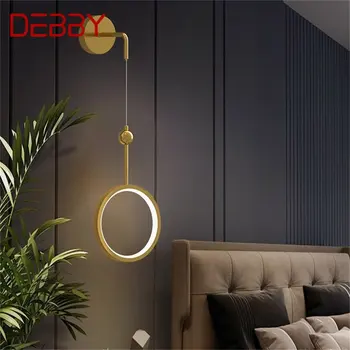 Настенные светильники DEBBY Copper, бра, Современная простая светодиодная лампа для украшения дома  5