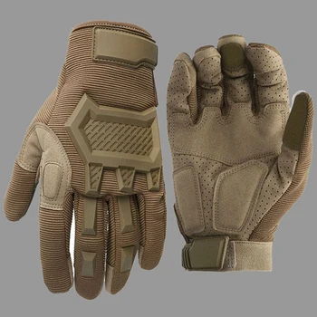 Тактические военные перчатки Touch Scree Мужские армейские пейнтбольные страйкбольные перчатки для спорта на открытом воздухе, стрельбы, пеших прогулок, гонок, полицейские перчатки с полными пальцами  2
