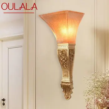 Современный интерьерный настенный светильник OULALA, креативные стеклянные римские колонны, бра для домашнего декора гостиной, спальни  5