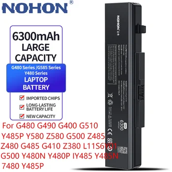 NOHON Y480 Аккумулятор Для Ноутбука Lenovo LE G490 G400 G510 Y485P Y580 Z580 G500 Z485 Z480 G485 G410 Z380 L11S6Y01 G500 Y480N Y480P  1