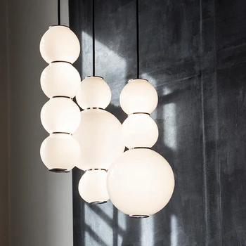 Простая и креативная люстра в форме тыквы, подходящая для светодиодных декоративных светильников в спальнях, кухнях, гостиных  5