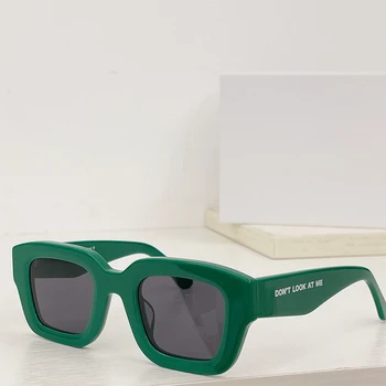 KARATE Винтажные Мужские солнцезащитные очки с большим лицом, Ретро Дизайнерский бренд, Ацетатные очки, Оригинальное Качество, Черные очки по рецепту  5