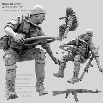 1/35 Наборы моделей из смолы DIY фигурка русского солдата в собранном виде A-689  10