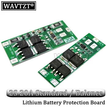 Плата защиты литиевой батареи WAVTZT 2S 20A 7,4 В 8,4 В 18650 /Стандарт платы BMS / Баланс  0