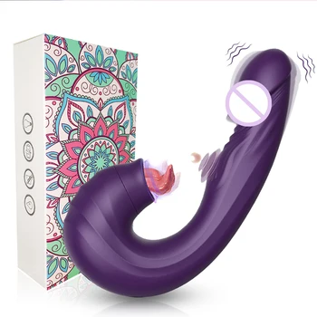 Женский мастурбатор Вибратор для языка 18 секс-игрушек для взрослых, массаж для клитора, влагалища, оргазма, секс-игрушки, Эротические Вибрирующие секс-инструменты для женщин  5