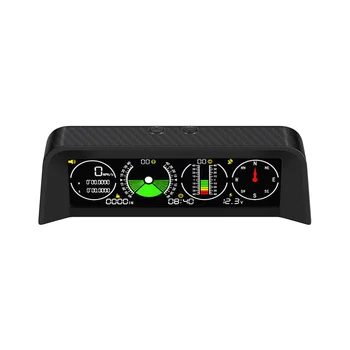 Автомобильный электронный цифровой GPS-спидометр X90, Головной дисплей, Измеритель наклона, Альтиметр, Компас, Балансировщик уровня автомобиля  5