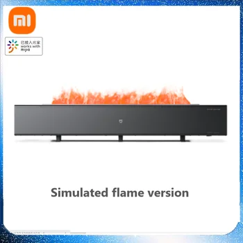 Электрический обогреватель Xiaomi Mijia Baseboard версия с имитацией пламени 2200 Вт Умный фен для дома с быстрым нагревом работает с приложением MiHome  0