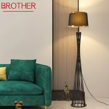 Современный торшер BROTHER, креативный светодиодный винтажный светильник для домашнего декора, Гостиная, спальня в отеле  3