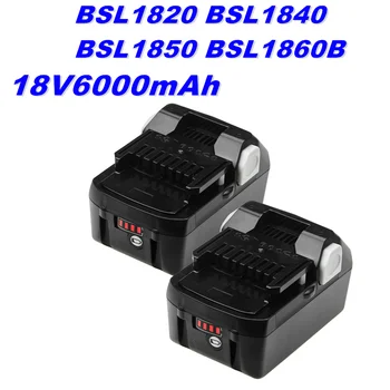 18V 4Ah 6Ah Литий-Ионный Аккумулятор BSL1830B для Замены Аккумуляторов HITACHI BSL1820 BSL1840 BSL1850 BSL1860B Для электроинструментов  5