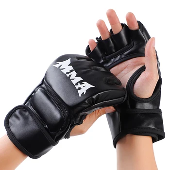 боксерские перчатки толщиной 3 см, боксерский мешок на половину пальца, перчатки для тхэквондо и тайского бокса, профессиональное оборудование для тренировок по боксу  4