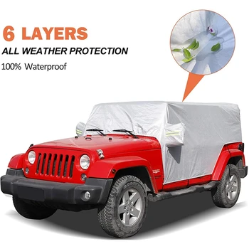 Солнцезащитный Козырек для Jeep Wrangler JK JL 4 Двери 2007-2021 Снег Дождь Пылезащитный УФ-Протектор Кузова Автомобиля  5