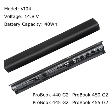 4-Элементный Аккумулятор VI04 VIO4 Для ноутбука HP ProBook Серии 440 450 G2 756743-001 756745-001 756744-001 756478-421 HSTNN-DB6I  0