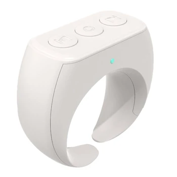 Портативное кольцо для переворачивания кончиков пальцев, Прочное легкое устройство дистанционного управления телефоном, Bluetooth-совместимый видеоконтроллер  5