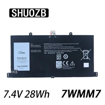 SHUOZB 7WMM7 D1R74 CFC6C Аккумулятор для Ноутбука DELL Venue 11 Pro Keyboard Dock CP305193L1 DL011301-PLP22G01 7,4 V 28WH 3760mAh  2