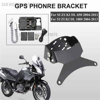НОВЫЙ кронштейн для мотоцикла, держатель GPS для смартфона, навигация для SUZUKI V-strom 650 1000 DL 1000 650 Vstrom  0